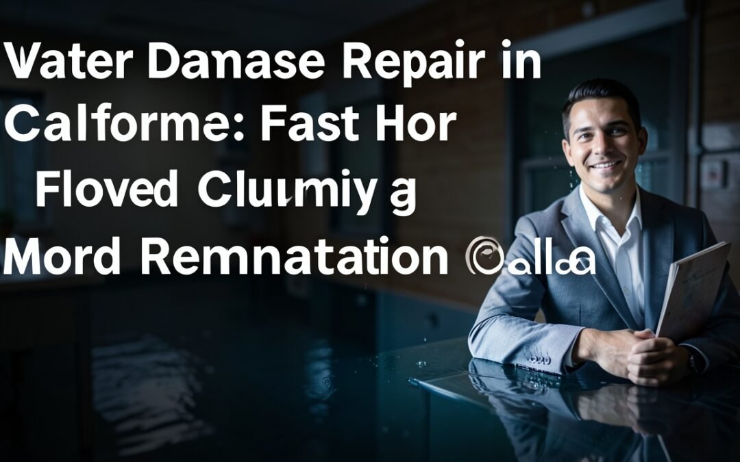 Water Damage Repair in California: Fast Help for Flood Cleanup and Mold Remediation